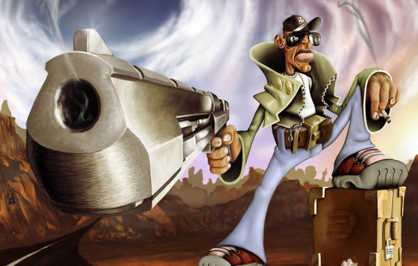 Гангстер с пистолетом