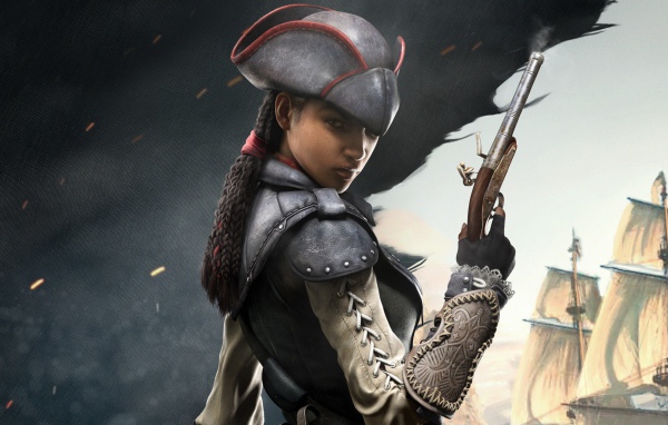 Эвелин из игры Assassins Creed 4