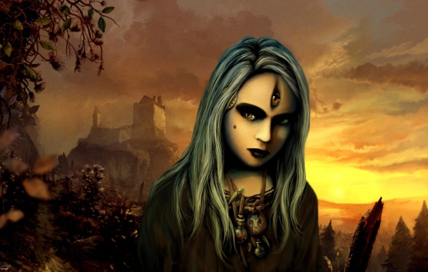 Девушка из игры Ведьмак