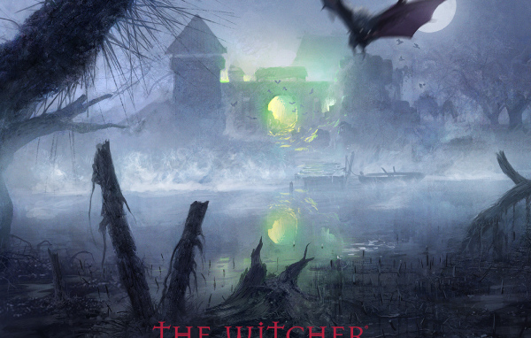 Мрачный пейзаж в игре Ведьмак
