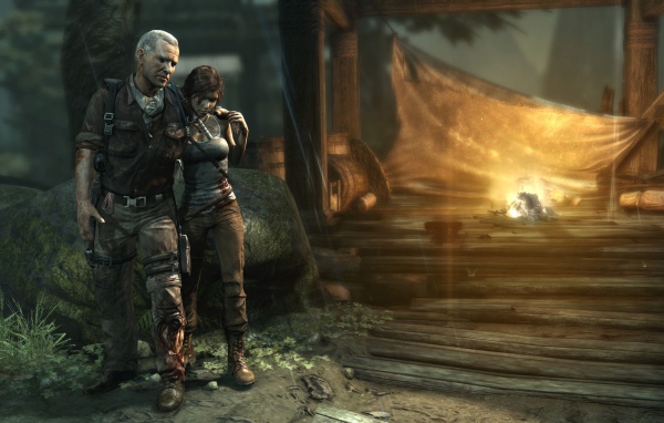 Лара Крофт в видео игре