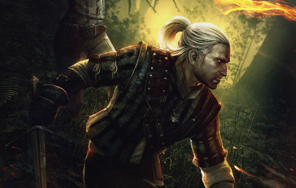 Герой из игры Ведьмак