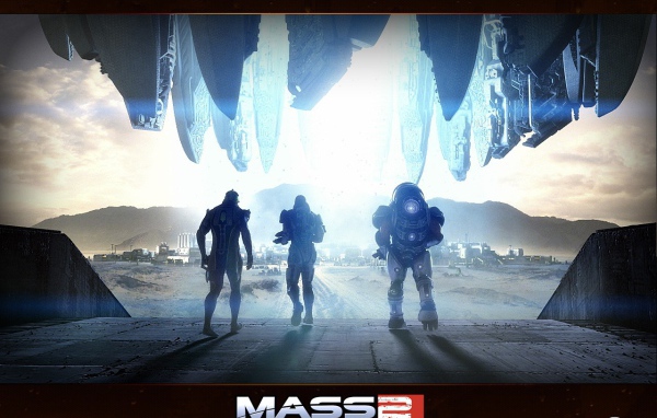 Воины выходят из космического корабля