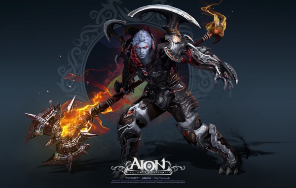 Видео игра Айон воин с оружием