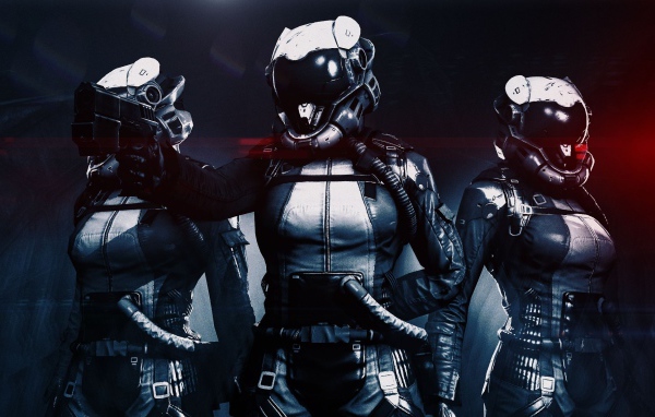 Космонавты с оружием