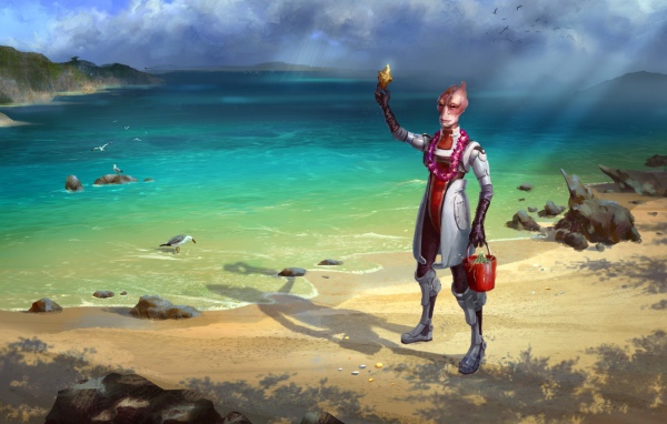 Фанарт из игры Масс эффект