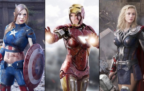 Девушки супергерои