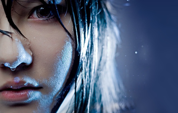 Девушка под дождем