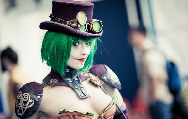 Портрет в костюме джокера