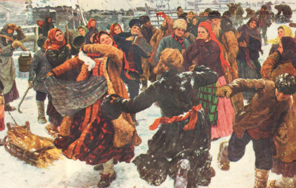 Хоровод на Масленицу