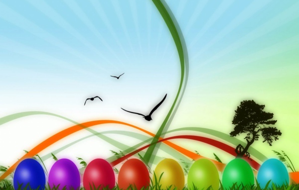 Пасхальный рисунок на Пасху