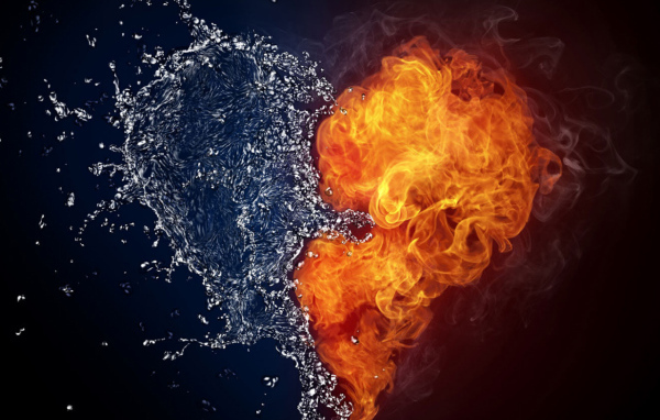 Огонь и вода на День Святого Валентина