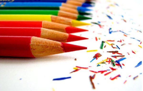 Заточенные карандаши в День знаний 1 сентября