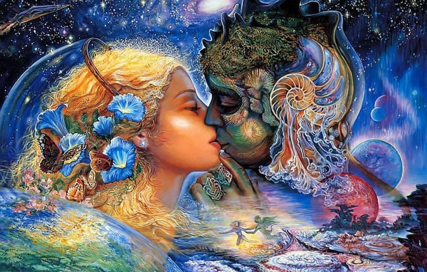 Абстракция с поцелуем