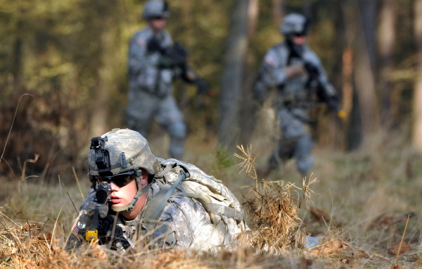 Солдат в засаде