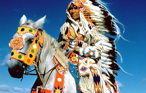 Вождь племени индейцев