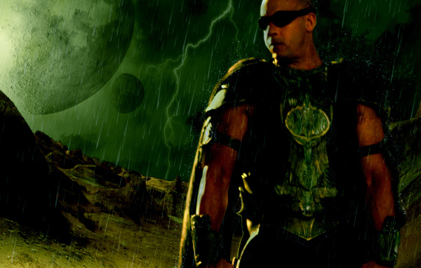 Актер Вин Дизель в роли Риддика