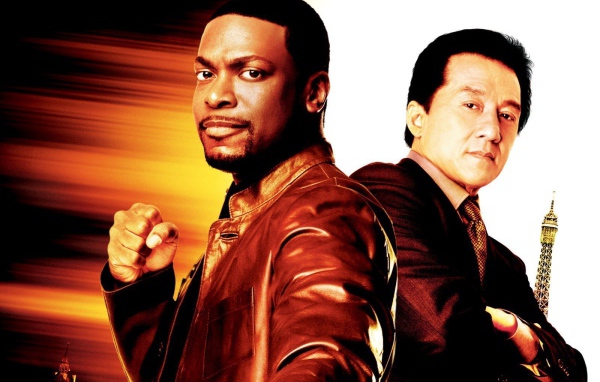 Голливудский Киноактер Джеки Чан и его друг