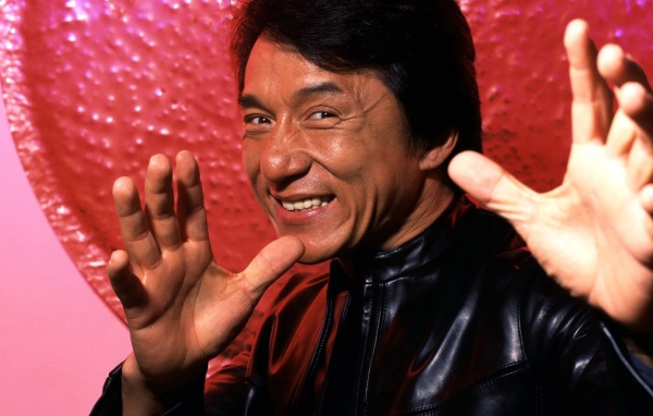 Jackie Chan smiling