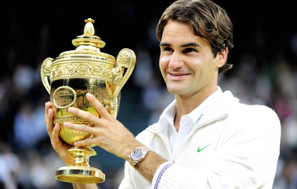 Роджер Федерер с наградой