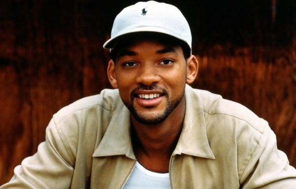 Уилл Смит в белом бейсболке