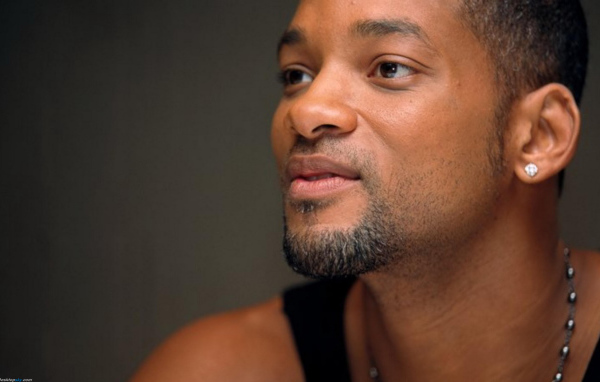 Уилл Смит с алмазной сережкой