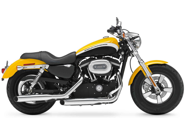 Красивый мотоцикл Harley-Davidson XL 1200X Sportster Forty-Eight