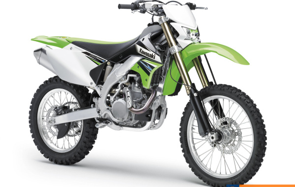 Красивый мотоцикл Kawasaki KLX 450 R