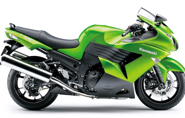 Красивый мотоцикл Kawasaki ZZR 1400