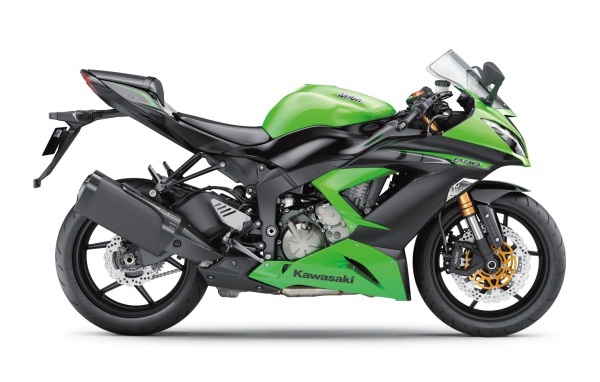 Мотоцикл модели Kawasaki Ninja ZX-6R 636 Performance