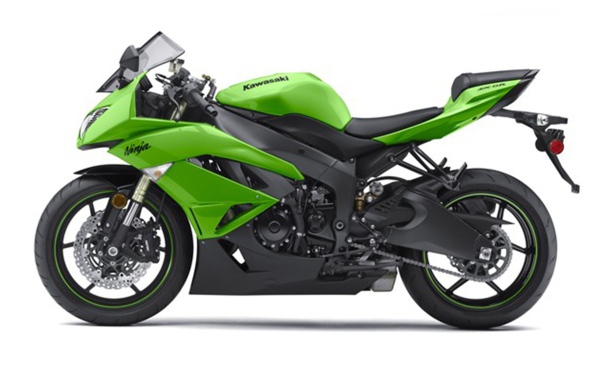 Мотоцикл модели Kawasaki Ninja ZX-6R