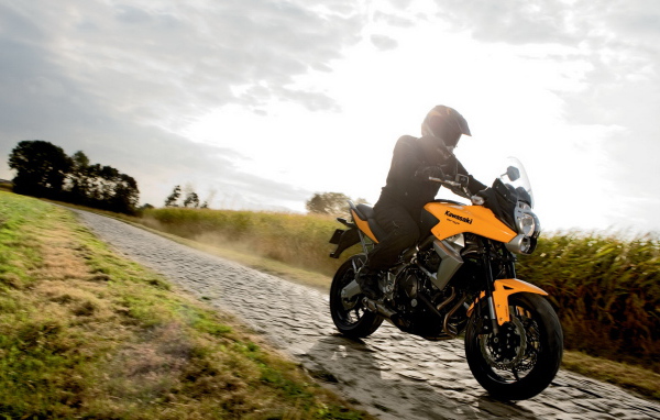 Мотоцикл модели Kawasaki Versys
