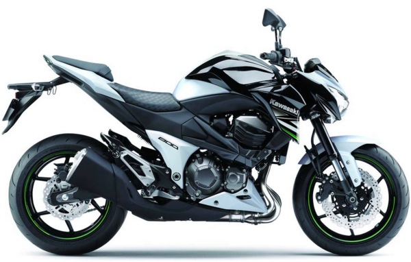 Мотоцикл модели Kawasaki Z 800