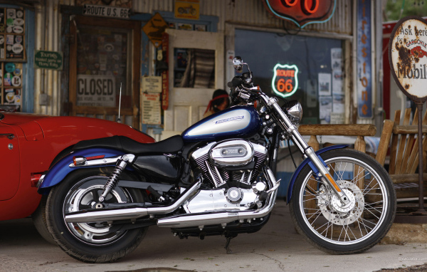 Невероятный мотоцикл Harley-Davidson XL 1200C Sportster Custom