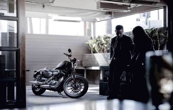 Невероятный мотоцикл Harley-Davidson XL 883N Sportster Iron