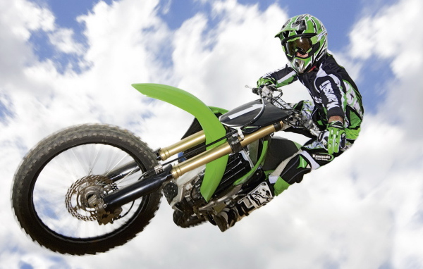 Невероятно быстрый мотоцикл Kawasaki KX 250 F