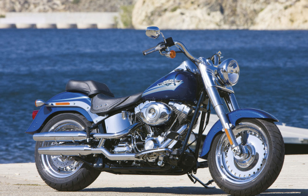 Мотоцикл модели Harley-Davidson Fat Boy
