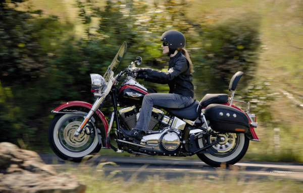 Мотоцикл модели Harley-Davidson Heritage Softail