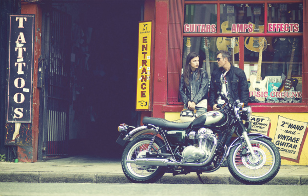 Надежный мотоцикл Kawasaki W 800