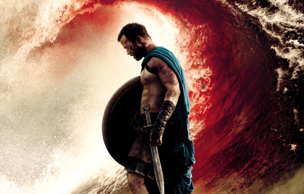 300 спартанцев: Расцвет империи спартанец на фоне моря
