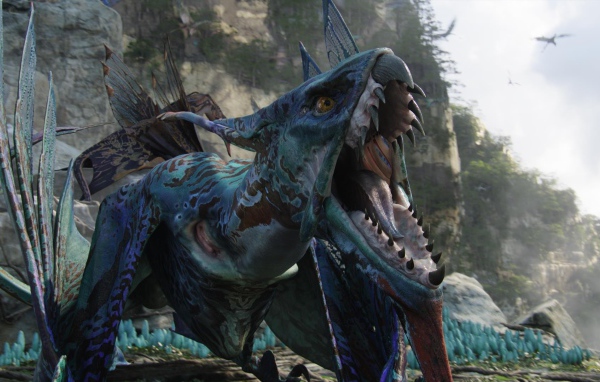 Голубой ящер из Аватар