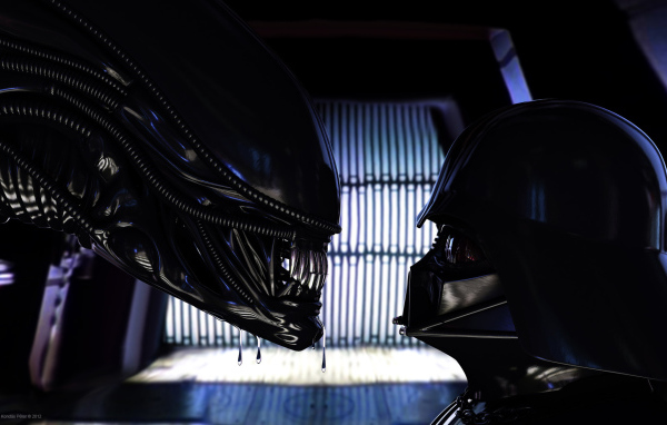 Дарт Вейдер и чужой