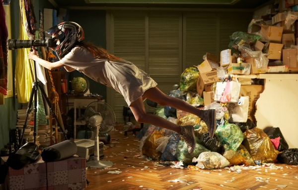 Летающая девушка