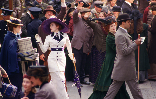 Посадка на корабль в фильме Титаник