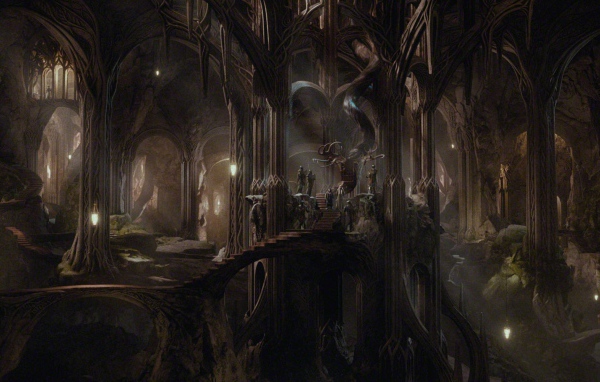 Дворец в фильме Хоббит Битва пяти армий