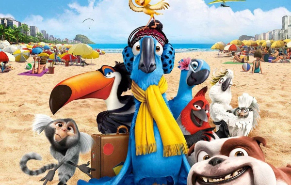 Рио 2 на пляже
