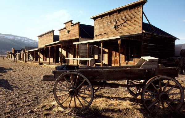 Деревня из вестерна