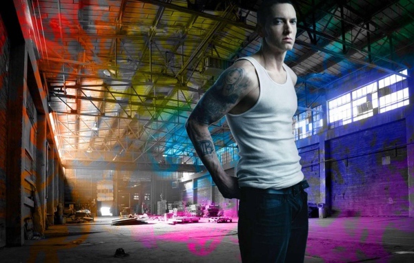 Eminem на заброшенном складе