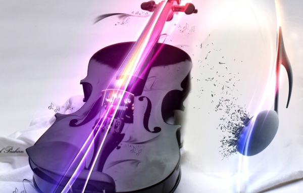 Лучи вместо струн