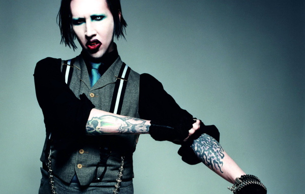 The famous singer Marilyn Manson